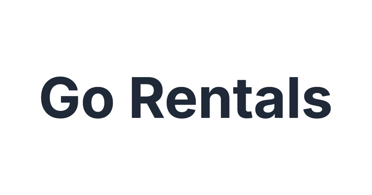 Karta z nazwą marki Go Rentals; operator nie publikuje własnego logotypu